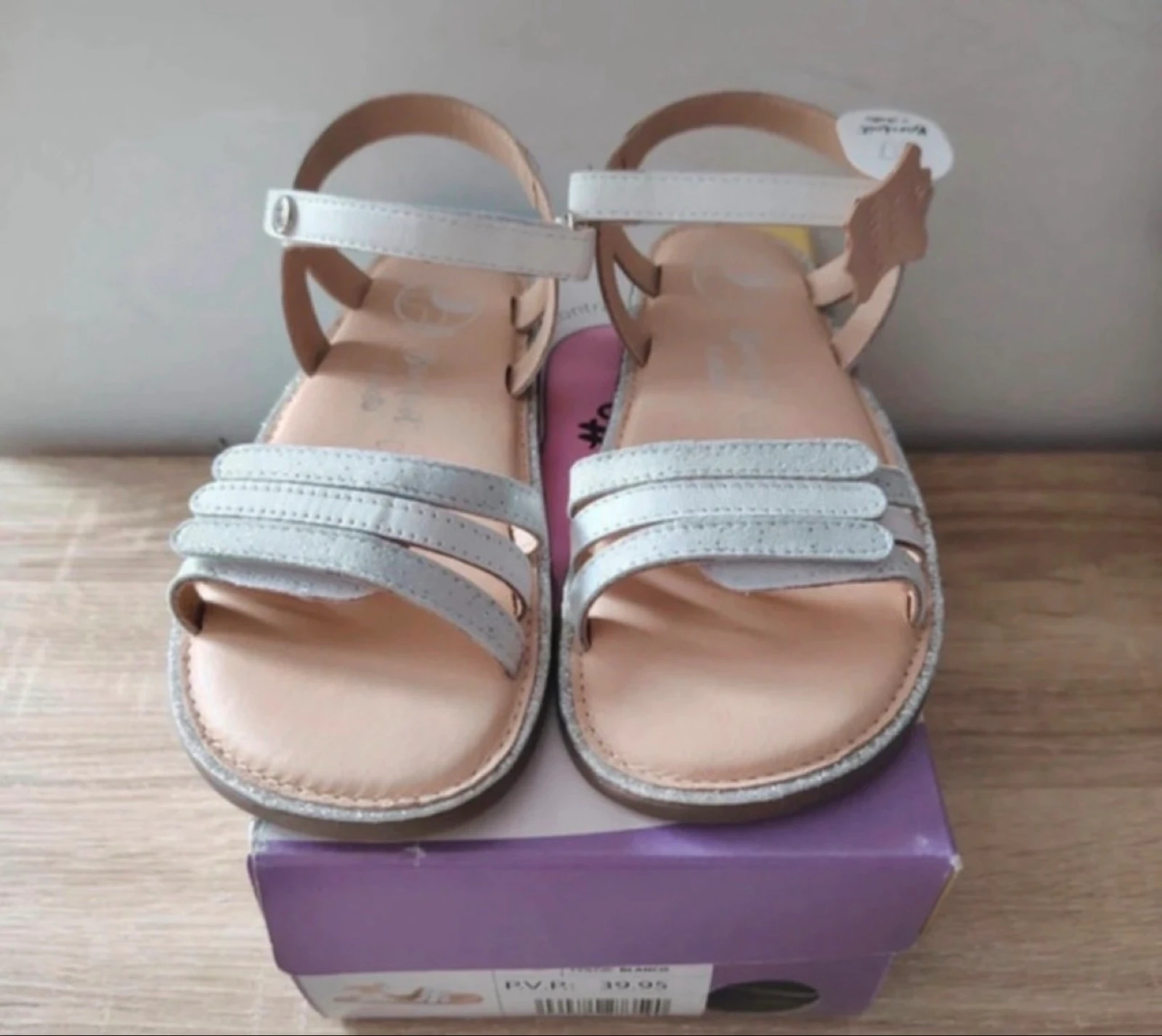 Chetto Barefoot eco-friendly sandals white Size 33 NEW – photo 3
